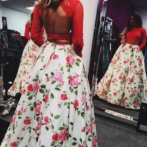 Sherri Hill floral dress